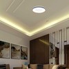 Lubinis šviestuvas 30/60W LED paviršinis šviestuvas, medžio sp., 3000-6500K, dimeriuojamas