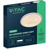 Lubinis šviestuvas 30/60W LED paviršinis šviestuvas, pilkos sp., 3000-6500K, dimeriuojamas
