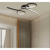 Lubinis šviestuvas V-tac 24W LED paviršinis šviestuvas, juodas, 3000K