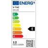 2x6W LED lubinis šviestuvas, juodas, 3000K