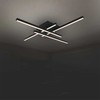 Lubinis šviestuvas V-tac 38W LED paviršinis šviestuvas, juodas, 4000K, dimeriuojamas
