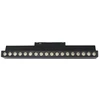 Oprawa szynoprzewód 48V V-TAC 15W 48V 36st LED juoda 33cm regulowana VT-41031 4000K 1220lm 3 metai gwarancji