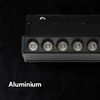 Oprawa szynoprzewód 48V V-TAC 5W 48V 36st LED juoda 12cm regulowana VT-41028 4000K 400lm 3 metai gwarancji