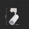 30W LED šviestuvas į bėgelius, baltas, 3000/4000/6400K
