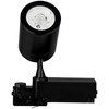 V-tac 35W LED šviestuvas į bėgelius, juodas, 6000K