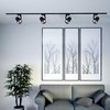 35W LED šviestuvas į 3 fazių bėgelius, juodas, 6400K, CREE LED chip