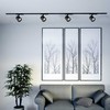 36W LED šviestuvas į 3 fazių bėgelius, juodas, 6400K, CREE LED chip