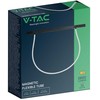 V-tac 23W LED šviestuvas į magnetinius bėgelius, 48V, juodas, 3000K