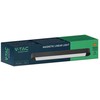 V-tac 14W LED šviestuvas į magnetinius bėgelius ULTRA THIN, juodas, 4000K