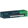 V-tac 14W LED šviestuvas į magnetinius bėgelius ULTRA THIN, juodas, 3000K