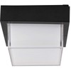 V-tac 12W LED sieninis šviestuvas, juodas, 4000K, IP65