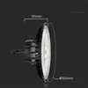 Oprawa V-TAC LED high bay LIFUD driver 0-10V 160Lm/W 120W/150W/200W VT-90202 3000K+4000K+5000K 32000lm 5 metų garantija