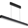Pakabinamas šviestuvas V-tac 40W LED pakabinamas linijinis šviestuvas, juodas, 3000/4000/6400K