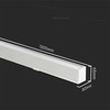 Pakabinamas šviestuvas V-tac 40W LED pakabinamas linijinis šviestuvas, baltas, 3000/4000/6400K