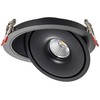 V-tac 28W LED įleidžiamas šviestuvas, juodas, 3000-6400K