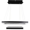 V-tac 113W LED pakabinamas šviestuvas, juodas, 3000K, dimeriuojamas