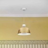Pakabinamas šviestuvas 7W pakabinamas LED šviestuvas V-TAC, Ø250, aukso spalva, metalas / akrilas, 3000K (šiltai balta)