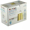 Pakabinamas šviestuvas 7W pakabinamas LED šviestuvas V-TAC, Ø120, aukso spalva, metalas / akrilas, 3000K (šiltai balta)