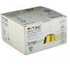 Pakabinamas šviestuvas 7W pakabinamas LED šviestuvas V-TAC, Ø250, aukso spalva, metalas / akrilas, 3000K (šiltai balta)