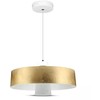 Pakabinamas šviestuvas 7W pakabinamas LED šviestuvas V-TAC, Ø340, aukso spalva, metalas / akrilas, 3000K (šiltai balta)