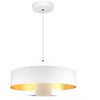 Pakabinamas šviestuvas 7W pakabinamas LED šviestuvas V-TAC, Ø340, baltas, metalas / akrilas, 3000K (šiltai balta)