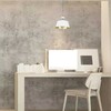 7W pakabinamas LED šviestuvas V-TAC, Ø250, baltas, metalas / akrilas, 3000K (šiltai balta)