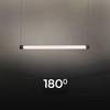 V-tac 10W LED pakabinamas šviestuvas, juodu korpusu, 3000K