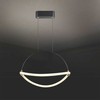 V-tac 12W LED pakabinamas šviestuvas, juodas, 4000K