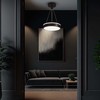 V-tac 12W LED pakabinamas šviestuvas, juodas, 4000K