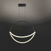V-tac 16W LED pakabinamas šviestuvas, juodas, 4000K
