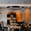 V-tac 19W LED pakabinamas šviestuvas, juodas, 4000K