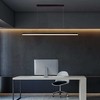 V-tac 23W LED pakabinamas šviestuvas, juodas, 4000K