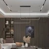 V-tac 24W LED pakabinamas šviestuvas, juodas, 4000K