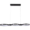 V-tac 38W LED pakabinamas šviestuvas, juodas, 3000K
