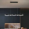V-tac 38W LED pakabinamas šviestuvas, juodas, 4000K
