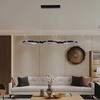 V-tac 38W LED pakabinamas šviestuvas, juodas, 3000K
