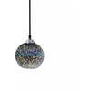 Pakabinamas šviestuvas Pakabinamas LED šviestuvas V-TAC, 3D stiklas, E27, D:250mm.