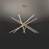 V-tac 42W LED pakabinamas šviestuvas, aukso sp., 3000K, dimeriuojamas