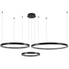 V-tac 57W LED pakabinamas šviestuvas, juodas, 3000K