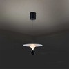V-tac 9W LED pakabinamas šviestuvas, juodos/baltos sp., 3000K