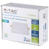 V-TAC LED panelė 22W 6000K 2200lm kvadratinė