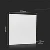 V-tac 25W LED panelė, 60x60cm, balta, 4000K, 180lm/W