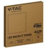 V-tac 36W LED panelė, 60x60cm, balta, 4000K, CREE LED chip