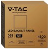 40W LED panelė, 60x60cm, balta, 6500K