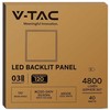 40W LED panelė SLIM, 60x60cm, balta, 6500K