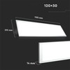 V-tac 45W LED Panelė 1200 x 300 mm, (3000K) šiltai balta, su maitinimo šaltiniu.