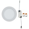 V-tac 12W LED įleidžiama panelė, balta, 2700K, su maitinimo šaltiniu
