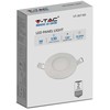 V-tac 3W LED įleidžiama panelė, balta, 3000K, su maitinimo šaltiniu