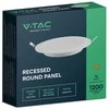 V-tac 12W LED įleidžiama panelė, balta, 4000K