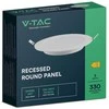 V-tac 3W LED įleidžiama panelė, balta, 3000K
